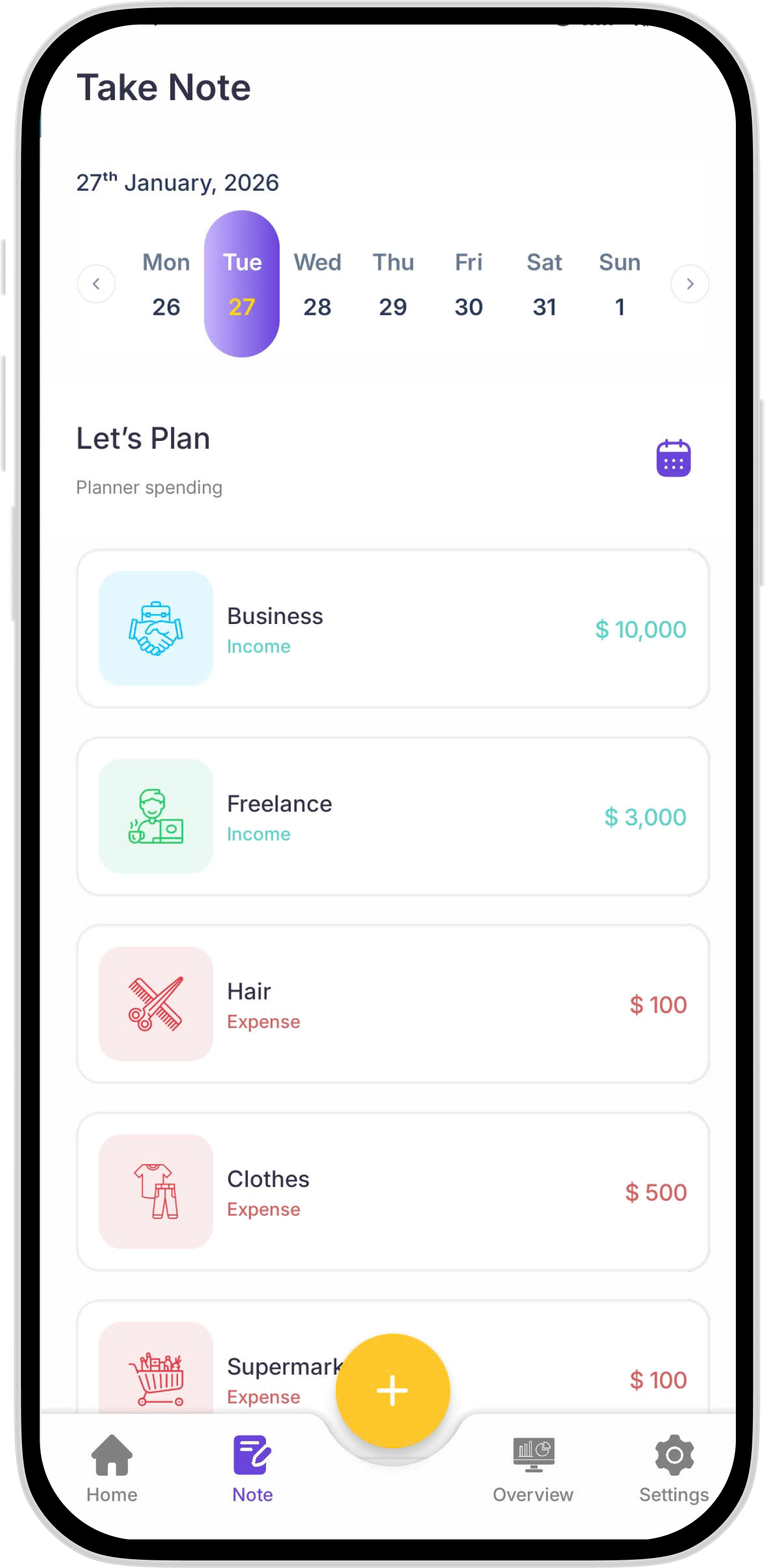 Expense Tracker & Manager Screenshot